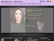 Tablet Screenshot of michellecbonilla.com